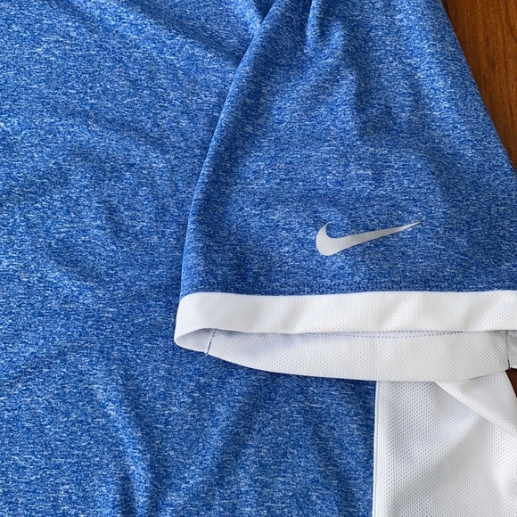 Nike Dri-Fit Golf Polo in Blue/White Size XL - Picture 4 of 5